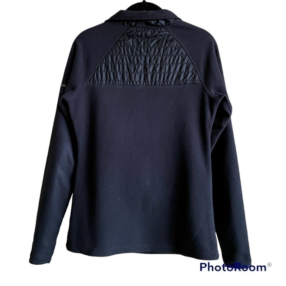 𝅺Columbia Quilted Black 1/2 Zip Pullover | XS - Picture 2 of 6